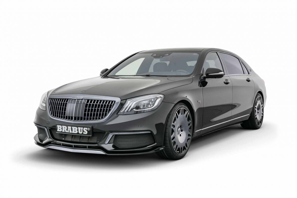 メルセデス　 BRABUS９００ マイバッハ　Ｓ-CLASS　ブラック メルセデスマイバッハ「Sクラス」、V8ツインターボを600馬力に